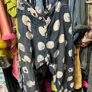 Magnolia Pearl Blue and White Polka Dot Pants